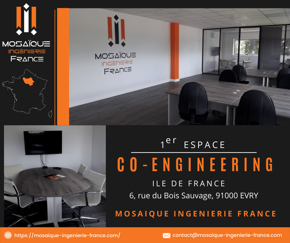 rejoignez le 1er espace français de Co-Engineering situé à Evry en Ile de France.