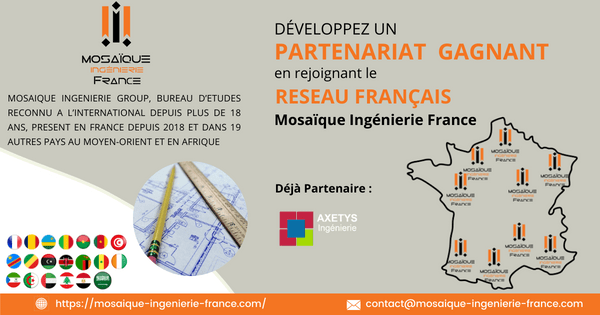 Développez un partenariat gagnant en rejoignant le Réseau Mosaïque Ingénierie France !