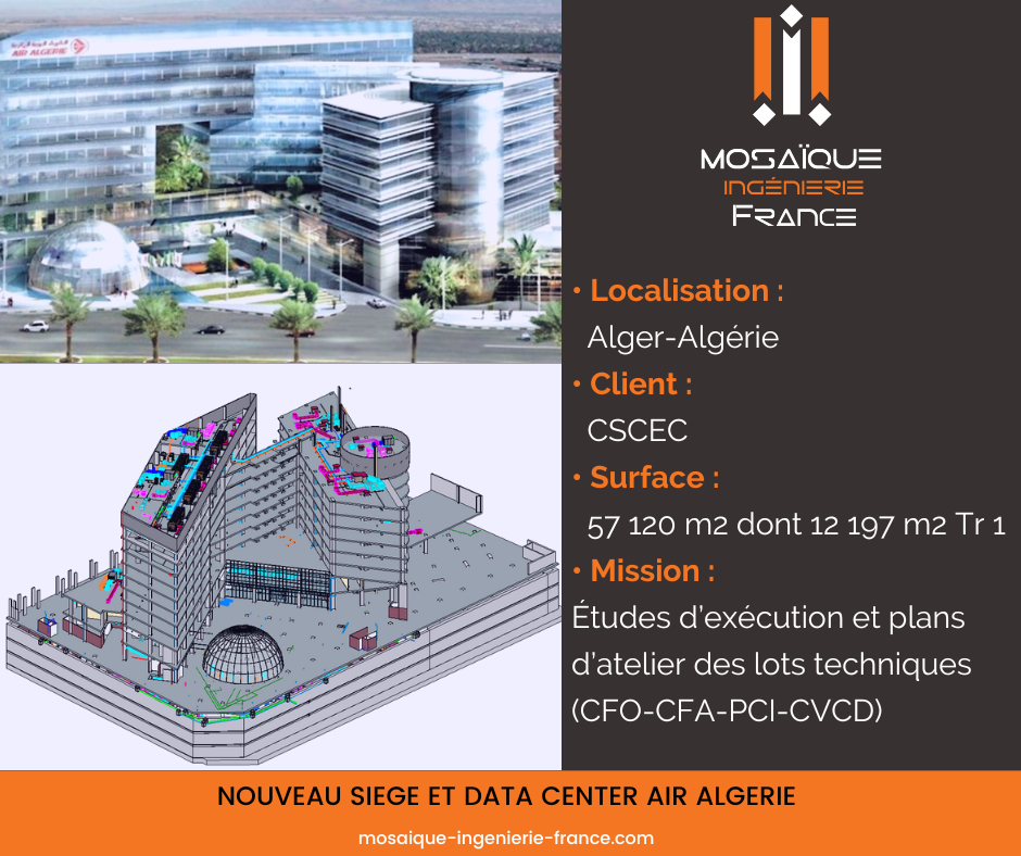 Nouveau Siège Social et Data Center Air Algérie