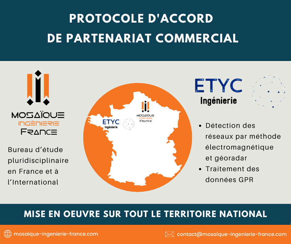 Protocole d’accord de partenariat commercial avec ETYC INGENIERIE