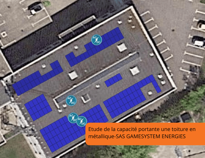 Etude de la capacité portante une toiture en métallique-SAS GAMESYSTEM ENERGIES